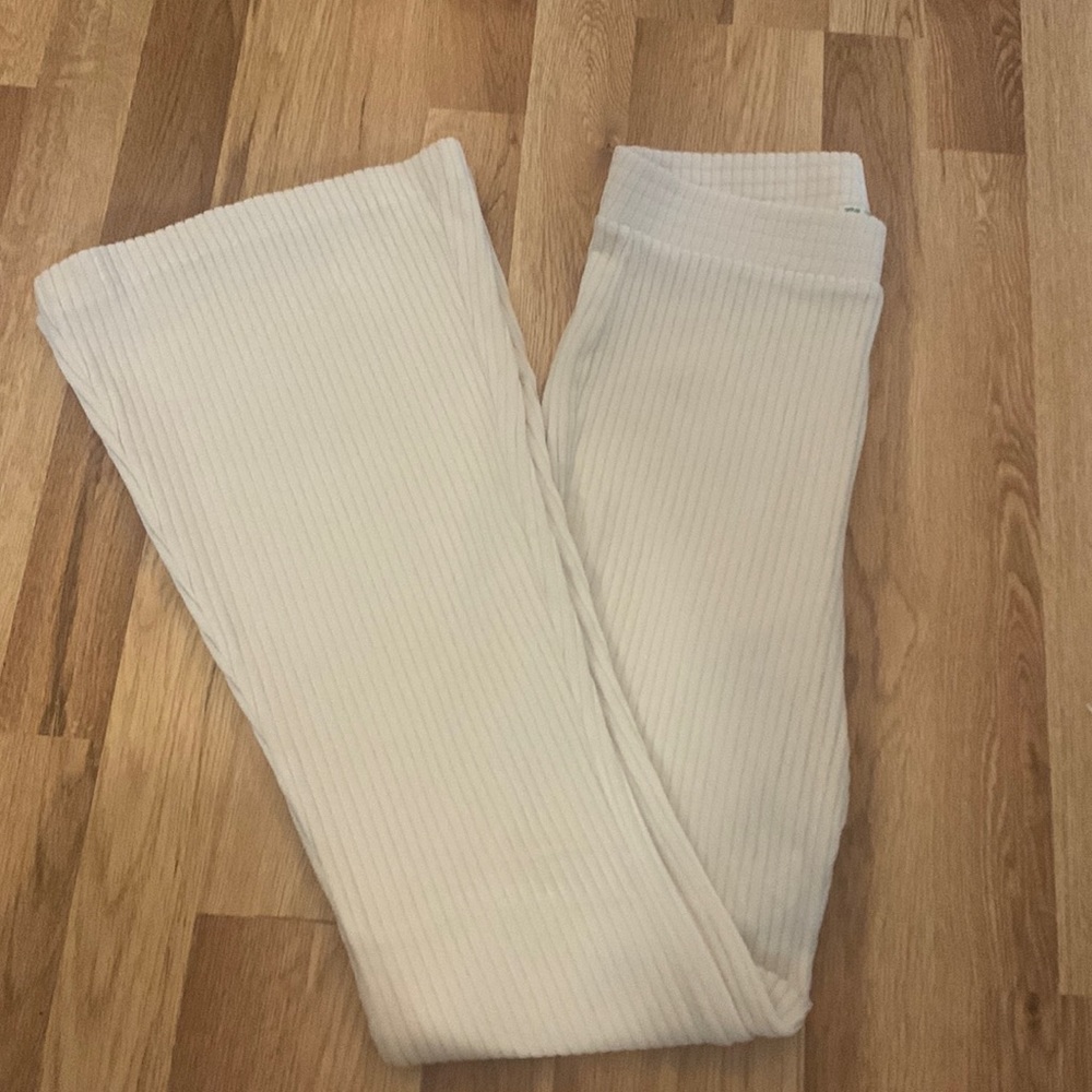 AERIE RIBBED FLARE LEGGINGS